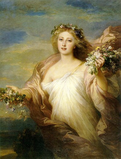 Spring by Franz Xaver Winterhalter